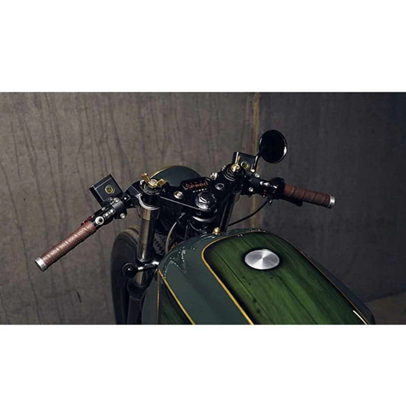 22MM Motorcycle Retro Handlebar Handlebar Handle with Holes Suitable for Vintage Cafe Racer