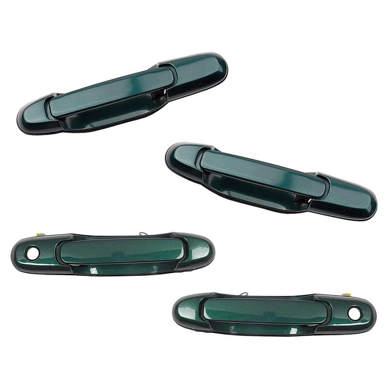 Front Rear Left Right Outside Exterior Door Handle Set of 4Pcs for 1998-2003 Toyota Sienna