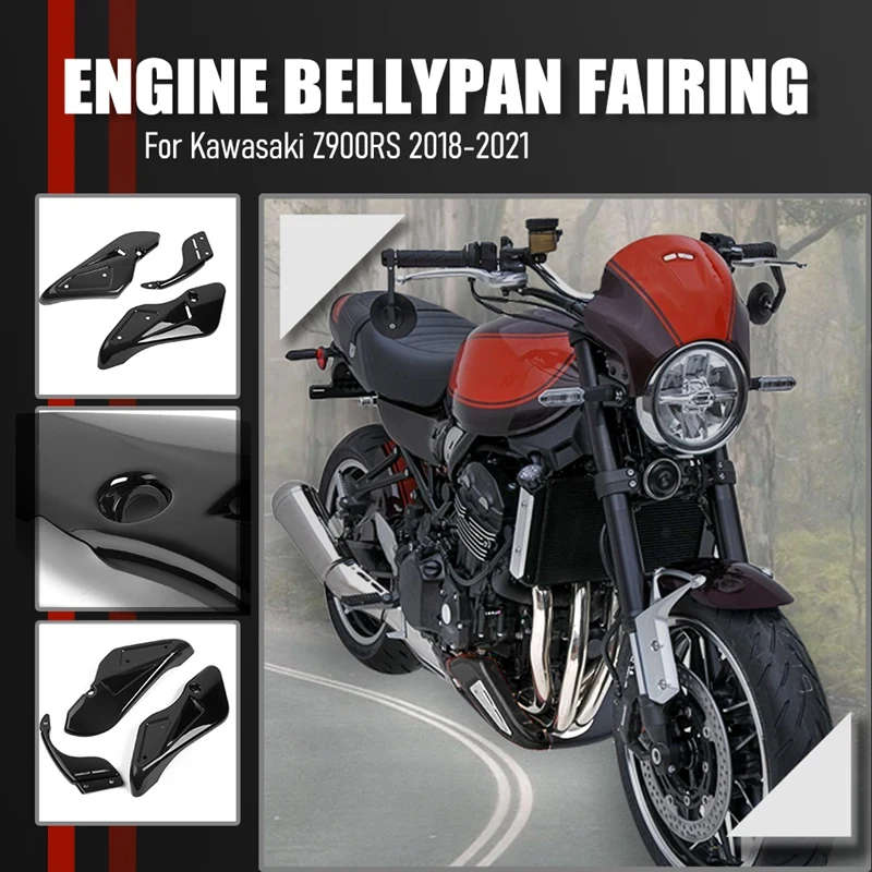 Motorcycle Belly Pan Lower Fairing Chassis Engine Guard Cover Protector for Kawasaki Z900RS