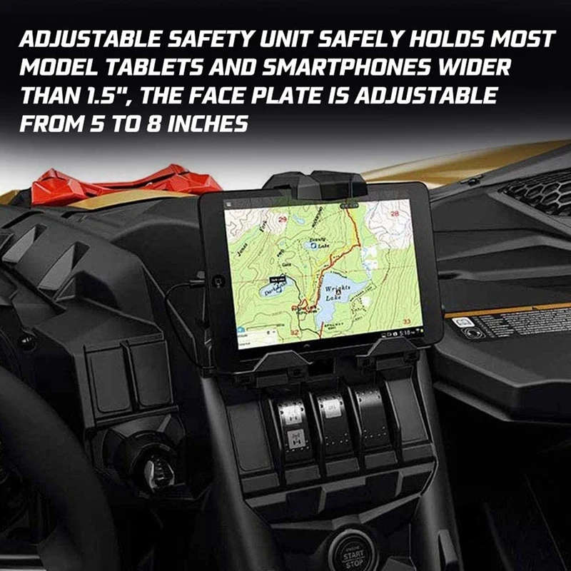 UTV Electronic Device Holder for Can Am Maverick X3 Models 2017-2021