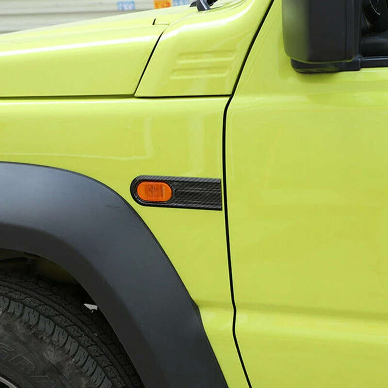 Fender Turn Signal Trim Piece Fender Turn Signal Light Decoration for Suzuki Jimny 2019-2021