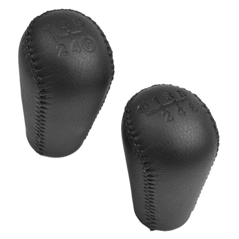 PU Leather Handle Gear Shift Knob Stick for Toyota Hilux MK6 MK7 Manual Transmission Lever Handle
