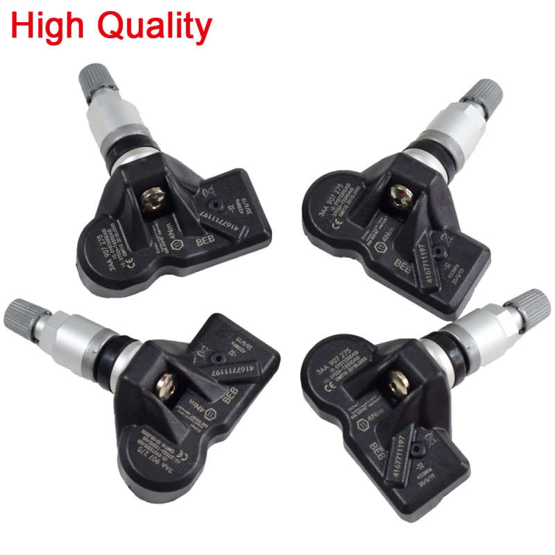 4Pcs New Tire Pressure Monitor Sensor TPMS Sensor For Volkswagen Tiguan CC 433Mhz