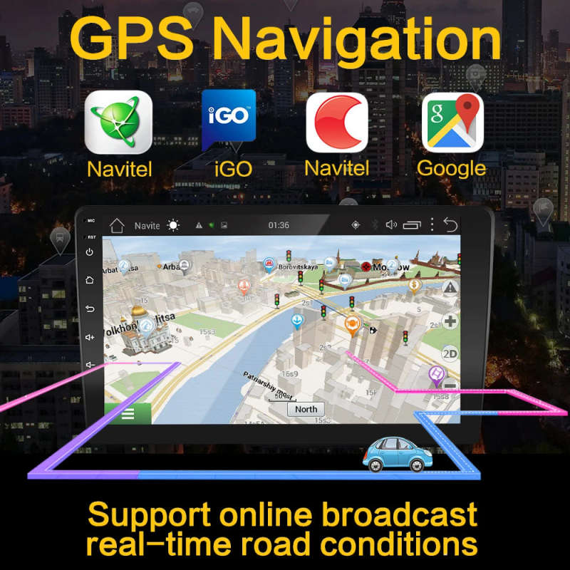 Car Radio 2 DIN Android 8.1 For Toyota Avensis T25 2002-08 7'' GPS Navigation RDS Bluetooth
