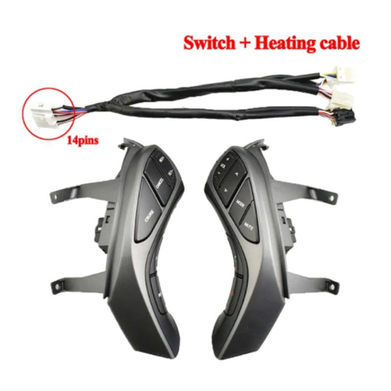Cruise Control Music Steering Wheel Buttons for Hyundai Elantra 2012-15 AT 2012-14 MT I30