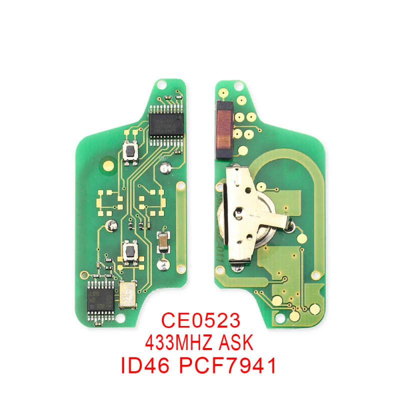 For Peugeot 207 208 307 308 408 Partner/CITROEN ASK/FSK Remote Key Electronic Circuit Board