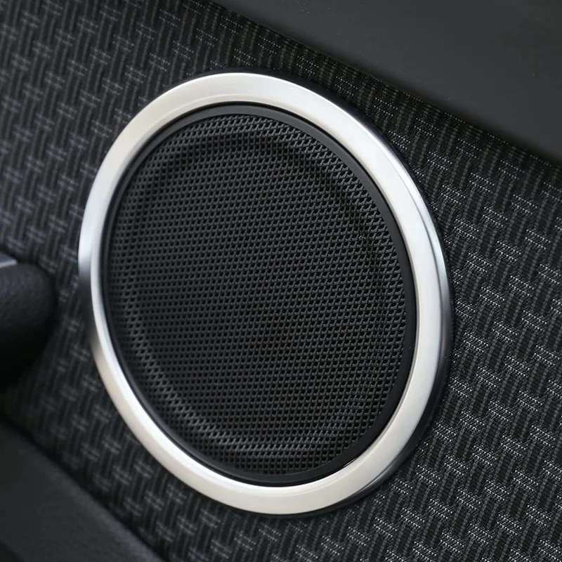 For Toyota GR Supra A90 2018-2021 Car Door Speaker Decorative Ring Cover Trim Frame Sticker
