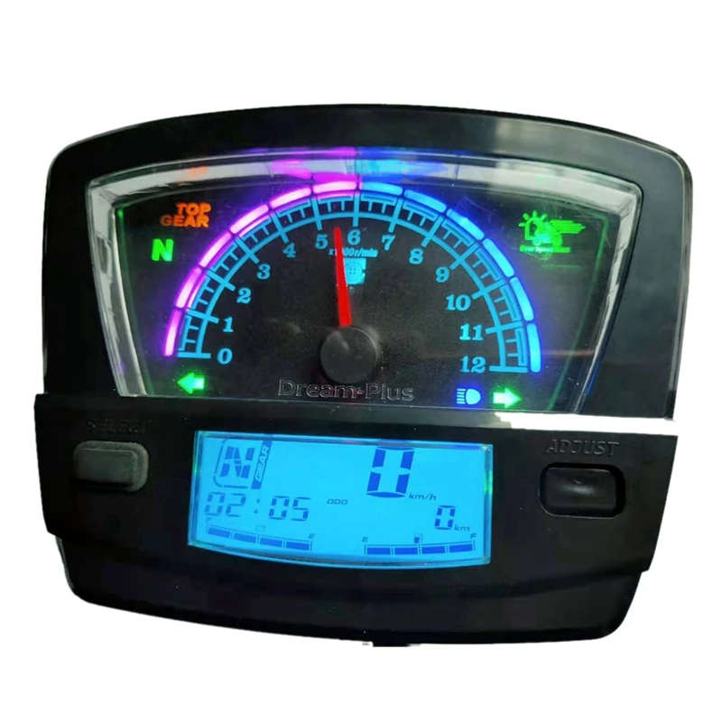 for Honda EX5 Speedometer Colors LCD Digital Odometer Dashboard Speedometer Meter Tachometer