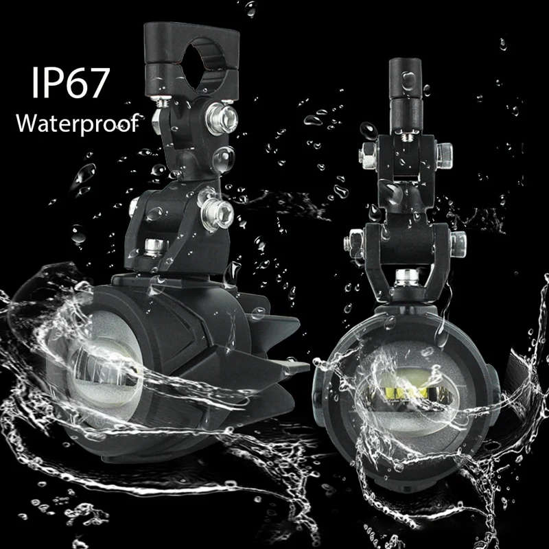 2X 40W LED Assembly Combo Motocycle Fog Lights for BMW R1200GS ADV F800GS R1100GS