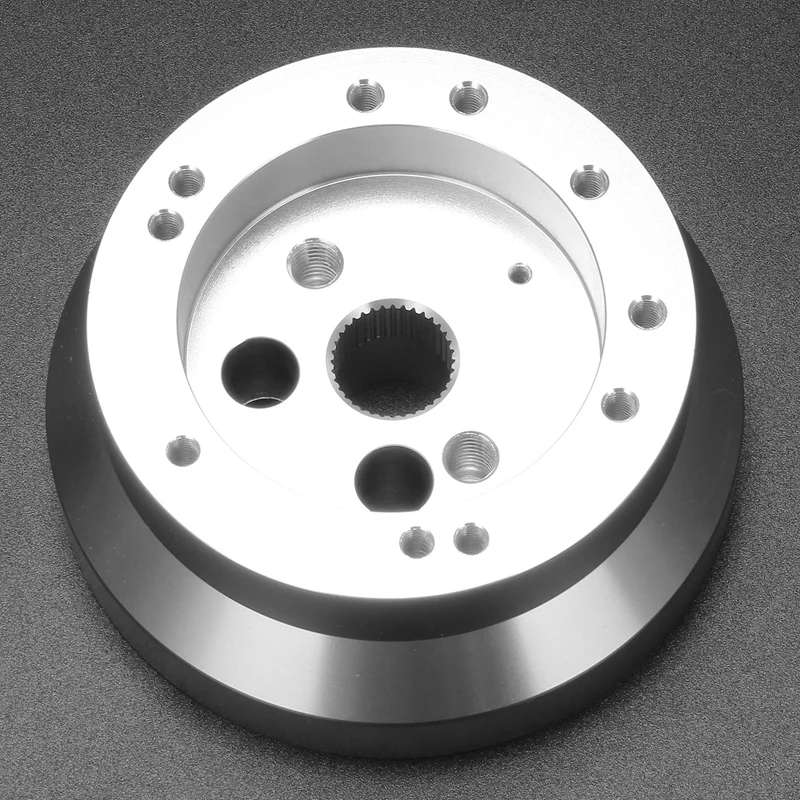 5 & 6 Hole Steering Wheel Polished Short Hub Adapter for Ididit, GM, Chevy