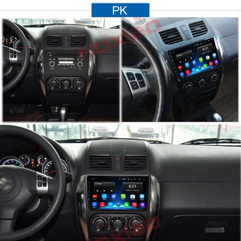 2Din Carplay Universal Auto Android Car Multimedia Player GPS Navigation BT DAB FM USB Wifi