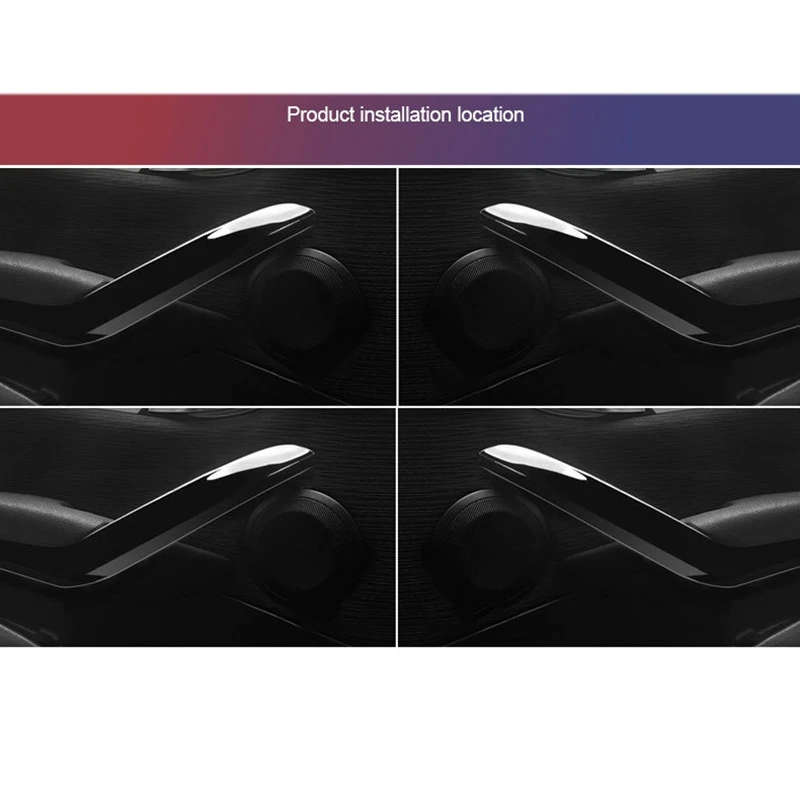 for -BMW X1 E84 Car Door Handle Outer Cover Replacement Inner Doors Panel Handle Bar Pull Cover