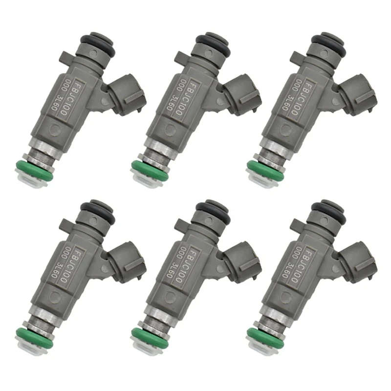 6Pcs Fuel Injectors Nozzle FBJC100 for Nissan X-Trail T30 T31 2.5 Infiniti Petrol Nozzle