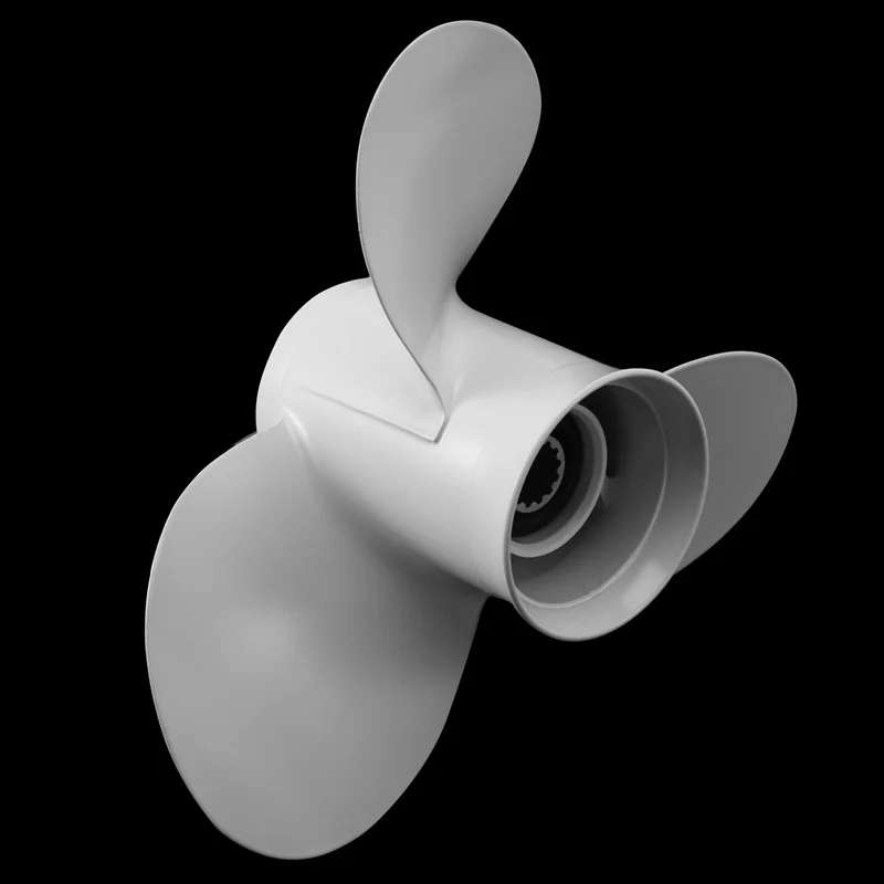 Aluminum Boat Outboard Propeller With 9 inch Diameter 7 inch Pitch for Yamaha 8HP Pin Drive 3 Blades