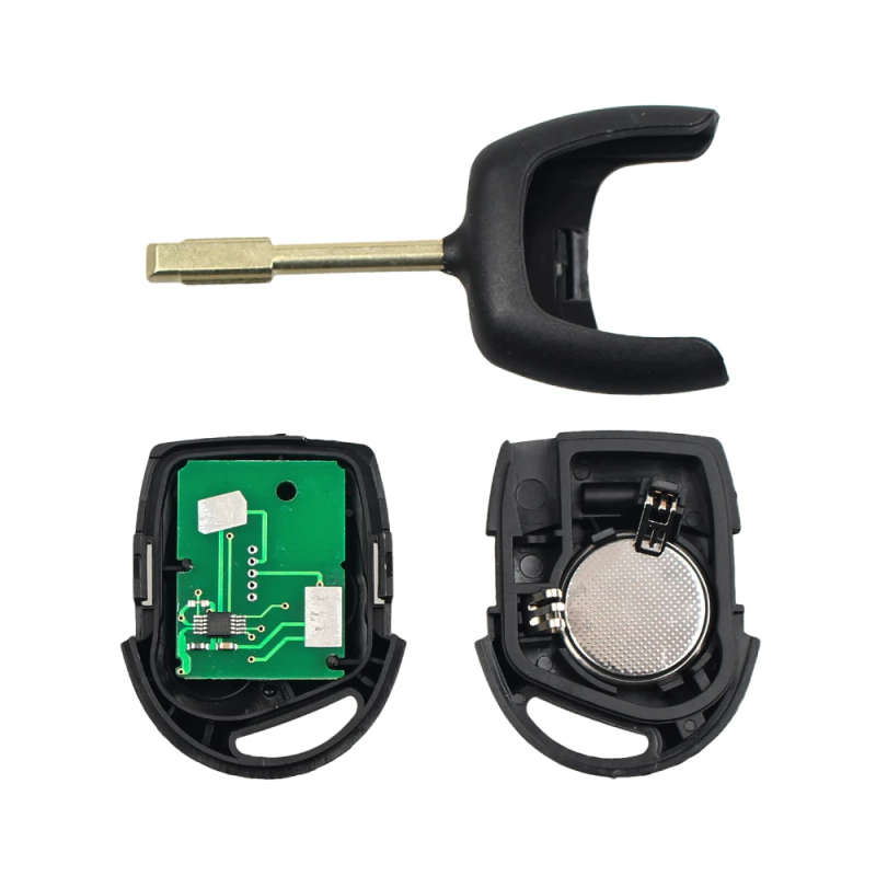3 Buttons 433MHZ Remote Entry Key Fob For Ford /Mondeo /Fiesta /Focus /Ka Transit