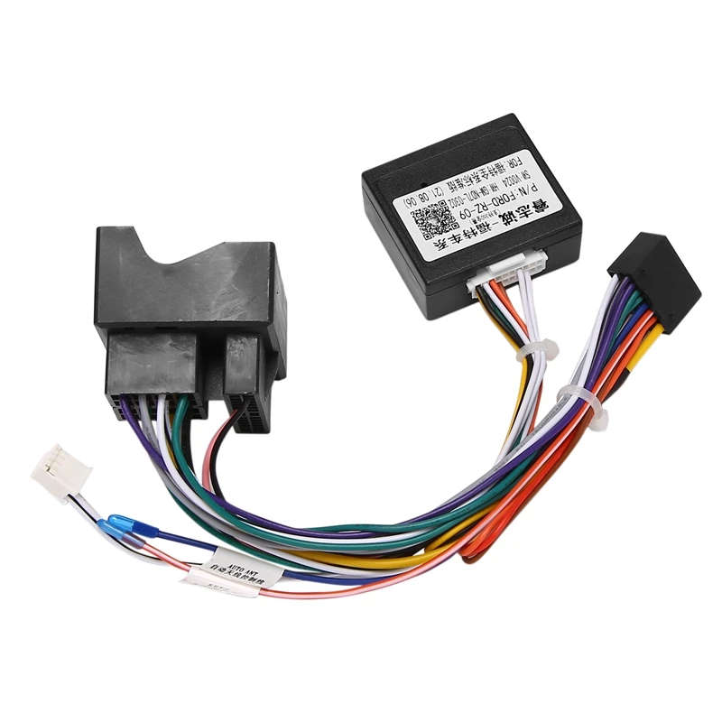 Car Stereo Audio 16PIN Android Power Wiring Harness Cable Adapter + Canbus Box for Ford Mondeo/Focus