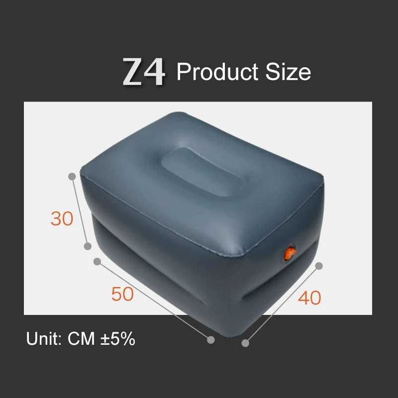Z44Q1 PVC Car Pump+ Inflatable Stool Inflatable Small Square Stool
