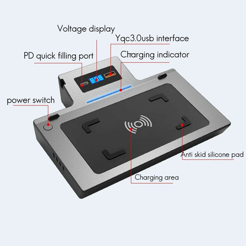 15W Car Wireless Charger for Mercedes Benz W177 A Class W247 B Class GLB CLA GLA