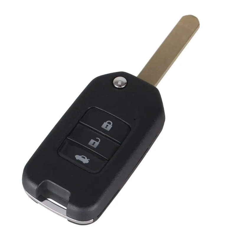 FOLDING FLIP REMOTE SHELL FOB CASE 3 BUTTONS FIX FOR HONDA CRIDER JADE CIVIC ACCORD CITY ODYSSEY
