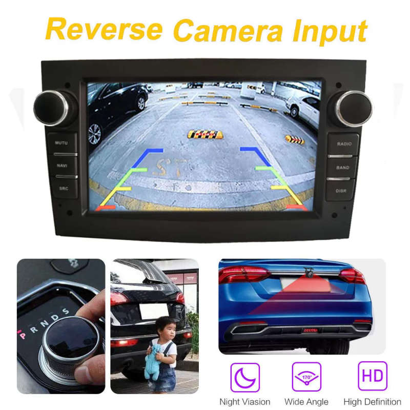 Car Radio 2DIN Android 8.1 for Opel Vauxhall Astra H G J Vectra Antara Zafira Corsa Vivaro Meriva