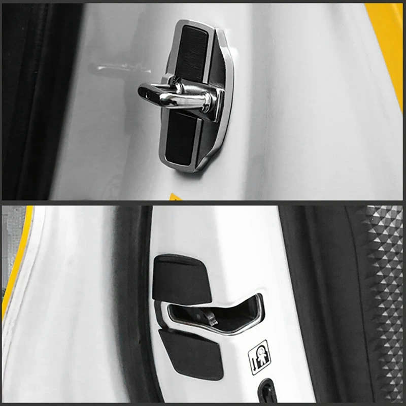TRD Door Stabilizer Door Lock Protector Latches Stopper Covers for Toyota Land Cruiser LC200