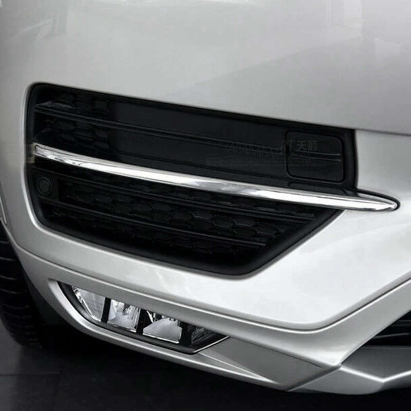 Car Chrome Front Rear Fog Light Tail Lamp Eyelid Cover Trim for VOLVO XC90 2016-2020