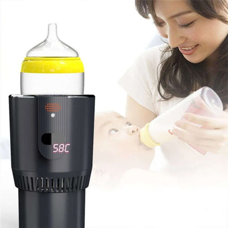 2-in-112V Smart Car Cup Cooler Heater for Office Outdoor Travel