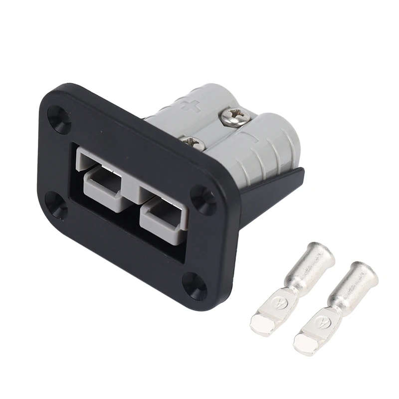 5X Flush Mount 50 Amp Anderson Plug Mounting Bracket Panel Cover for Caravan Camper Boat Truck