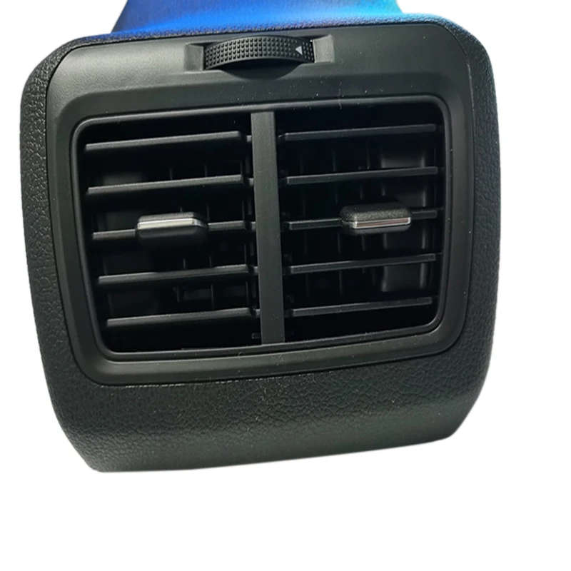 Black Rear Air Conditioning Outlet Center Armrest Air Vent Assembly for Golf 7 MK7 2013-2017