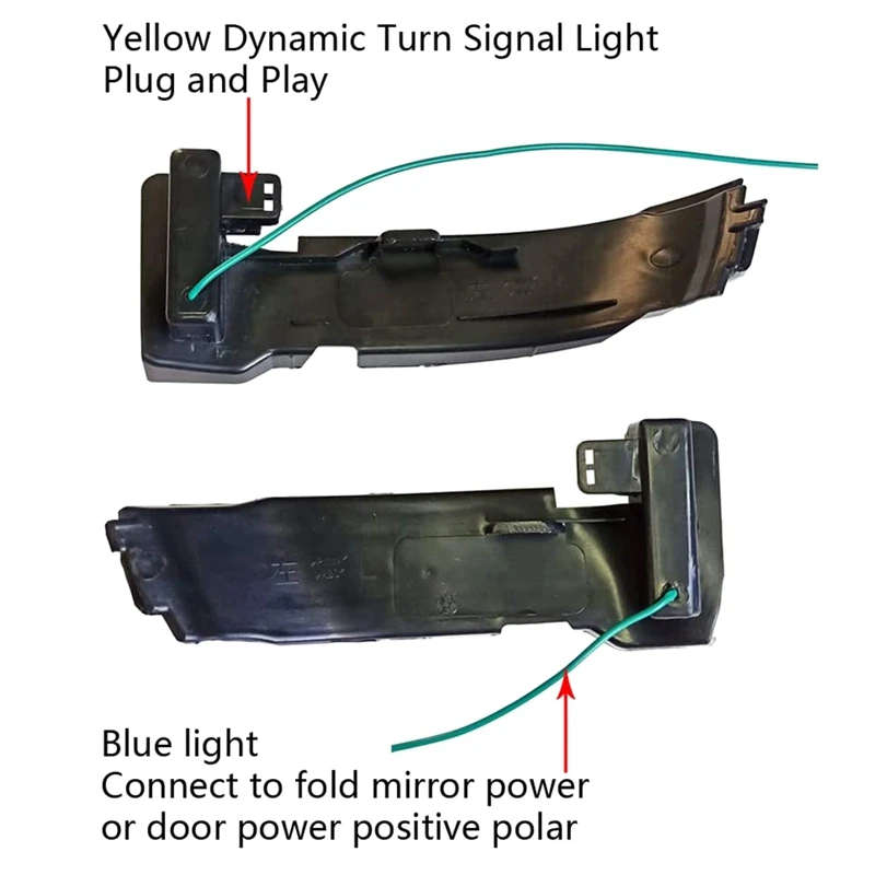 Car LED Dynamic Turn Signal Light Side Mirror Sequential Indicator Blinker Lamp for Ford Focus 4 MK4