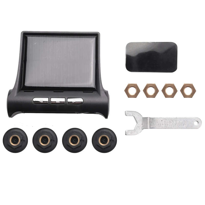 Car Tire Pressure Alarm Monitoring System Automatic Alarm System Tire Pressure Temperature Warning