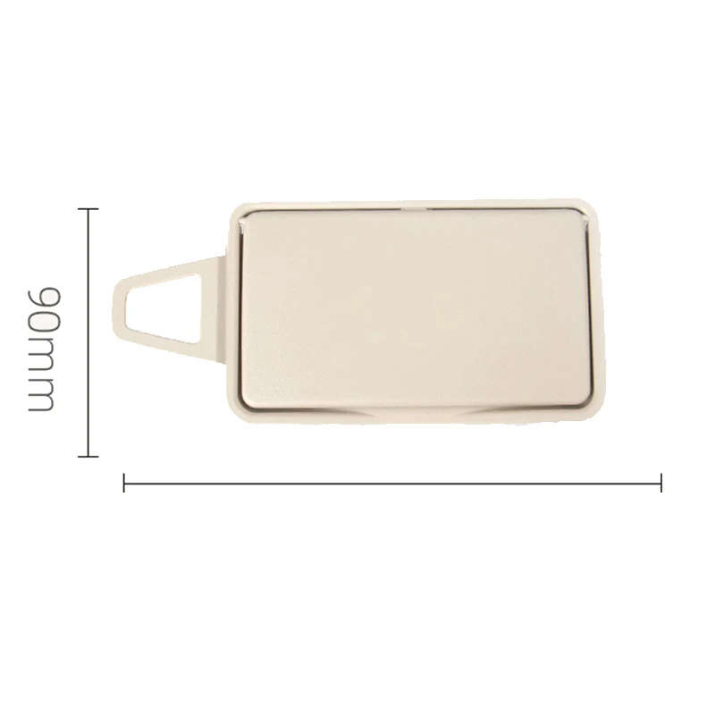 Beige Car Sun Visor Shade Makeup Cosmetic Mirror Cover for Mercedes Benz E Class W211 03-08