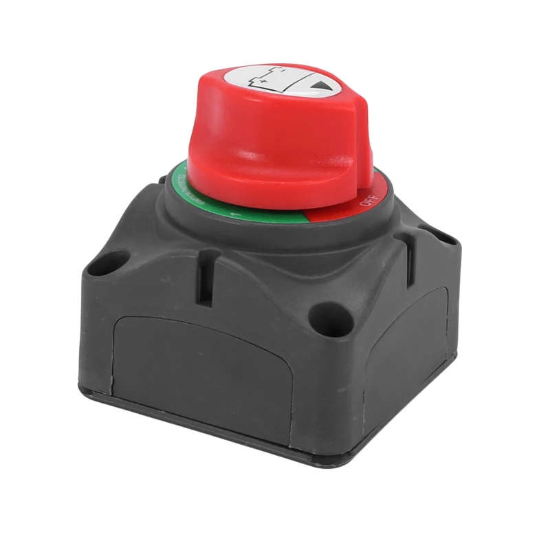 2X 3 Position Disconnect Isolator Master Switch, 12-60V Battery Power Cut Off Kill Switch