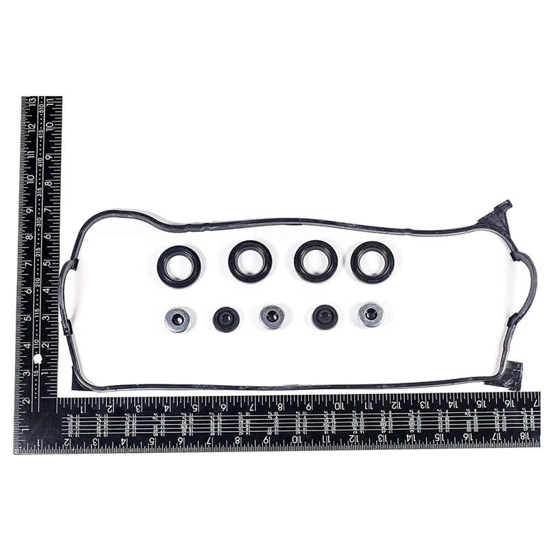 for Honda Civic Engine Valve Cover Gasket & Gromets & Spark Plug Tube Seals De Sol 1.6 SOHC