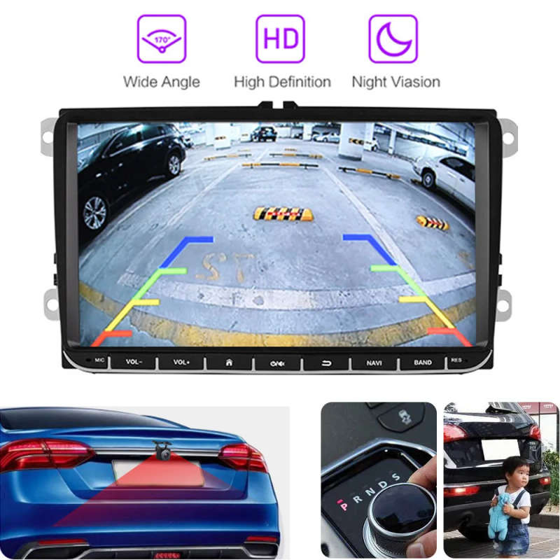 2din Android For Volkswagen Golf Polo rapid octavia Radio Tiguan Passat b7 Car Multimedia Player