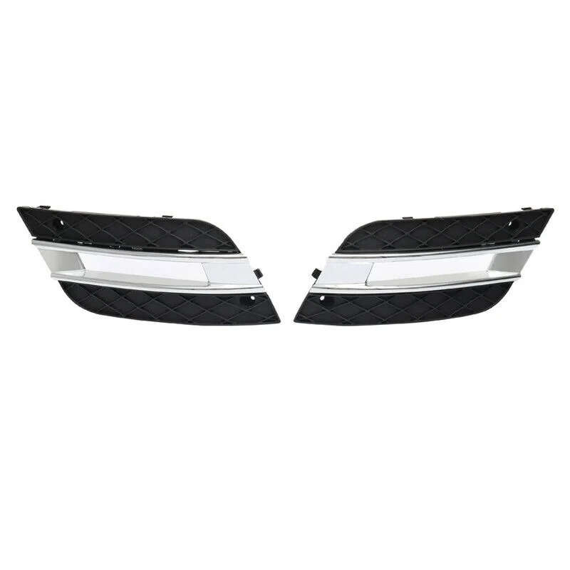 Left + Right DRL Light Cover Front Bumper Grilles for Mercedes-Benz W164 ML450 ML CLASS 2009-2011