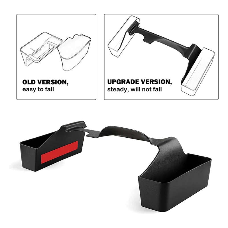 Gear Tray for 2011-2017 Jeep Wrangler JK Gear Shift Storage Box with Double Sides Adhesive Tape