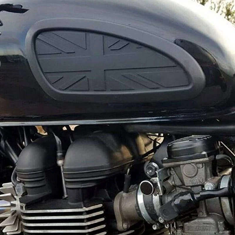 For Triumph Retro Motorcycle Cafe Racer Gas Fuel Tank Protector Sheath Knee Tank Pad Grip Decal