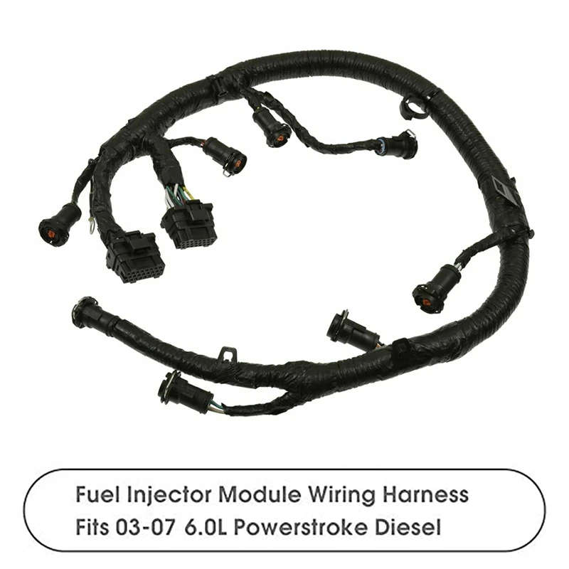 For Ford 6.0L Powerstroke 2003 Fuel Injector Module Wiring Harness 3C3Z9D930AA