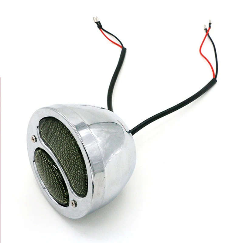 Dual Lamp Motorcycle Tail Light Retro Tail Light Conversion Round Brake Light for Cruise Cafe Racer