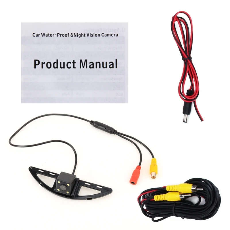 656x492 Effective Pixel HD Waterproof 4 LED Car Rear View Backup Reverse Camera for Honda City 2014