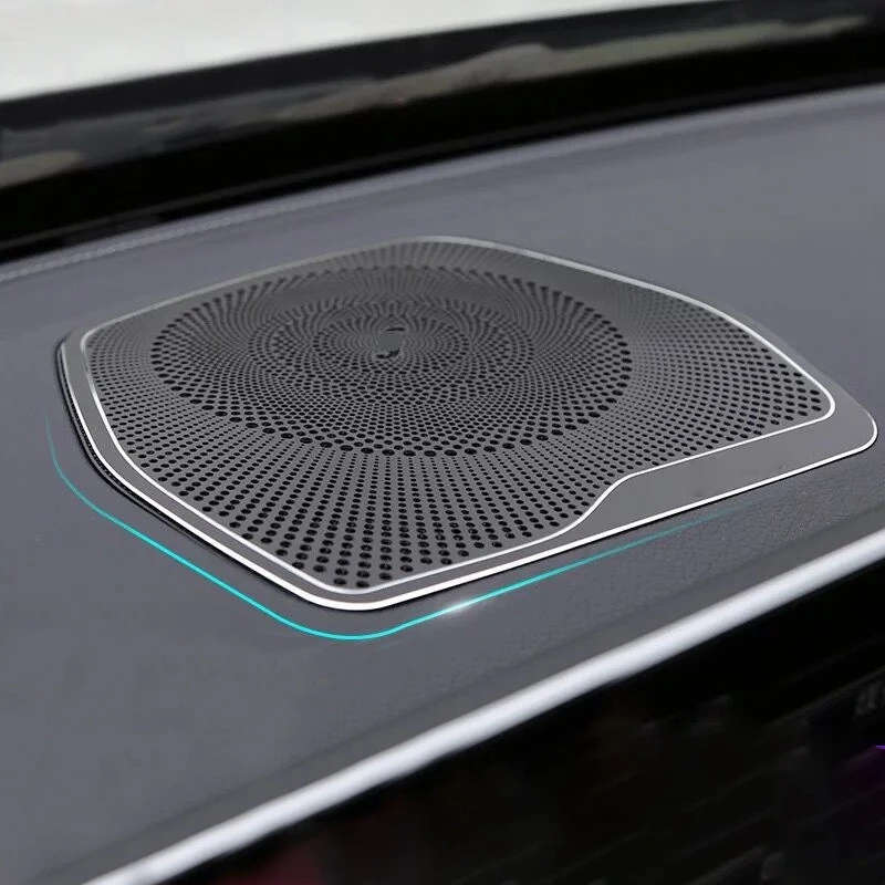 Car Dashboard Horn Cover Dashboard Speaker Cover for Mercedes-Benz W205 C180 C200 GLC C260 2015+