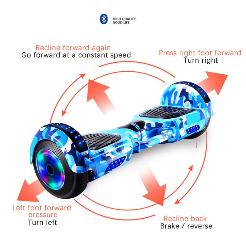 Hoverboard 6.5 inch  With Bluetooth Speaker ( Multi-color Only)