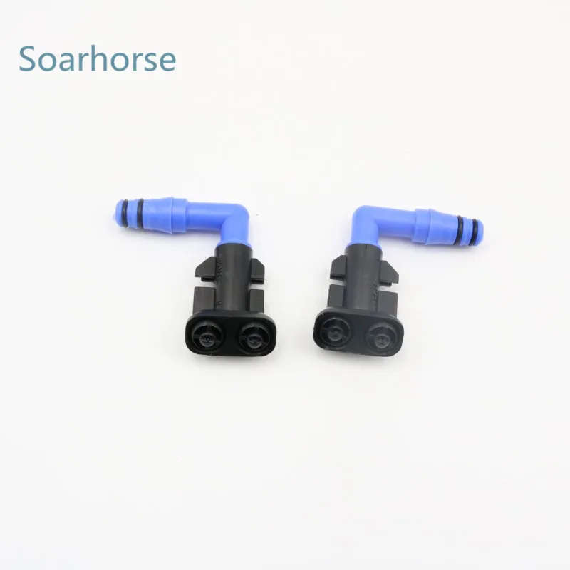 For Saab Front Bumper Headlight Washer Sprayer Nozzle Cylinders Headlamp Cleaning Jet Clip