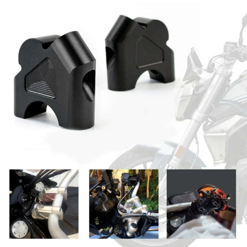 Motorcycle Handlebar Riser 32MM Drag Handle Bar Clamp Extend Adapter Universal for Honda Yamaha