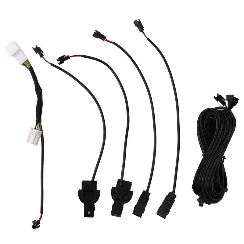 4Pcs LED Foot Light Ambient Light Special Atmosphere Lamp Ice Blue for Toyota RAV4/Wildlander