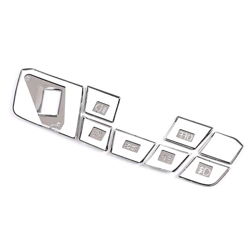 Aluminum Alloy Headlight Switch Button Sticker Decoration Cover Trim Patch for Toyota GR Supra A90
