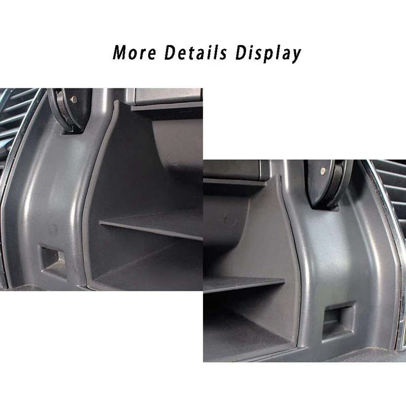 Car Styling Copilot Console Storage Box Tray Holder Pocket Trunk Organizer for Skoda Kodiaq 17-19 GT