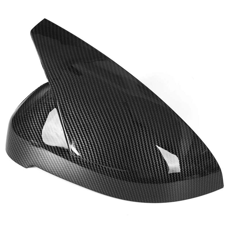 2Pcs A4 Mirror Cover Add-on Car Rear View Rearview Side Mirror Cover Cap for- A4 S4 RS4 A5 S5 RS5