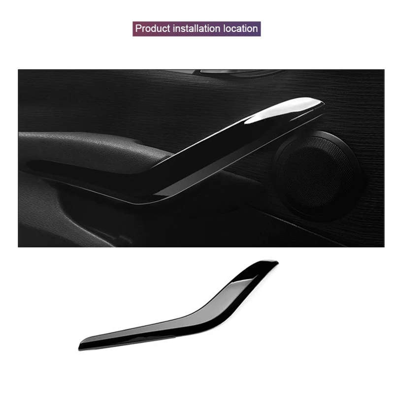 for -BMW X1 E84 Car Door Handle Outer Cover Replacement Inner Doors Panel Handle Bar Pull Cover